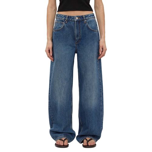 Assembly Label Low Curve Mid Rise Jean Mid Blue
